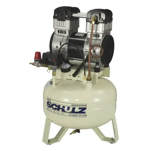 COMPRESSOR DE AR ODONTOLOGICO 9PES 30L CSD9 80a120PSI-Schulz