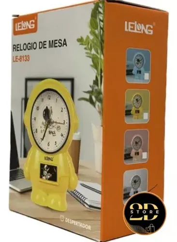 Relógio de mesa e despertador