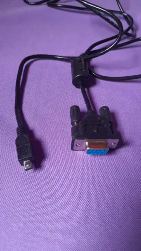 Cabo Vga Serial DB9 Macho 9 Pinos para Mini USB E157882