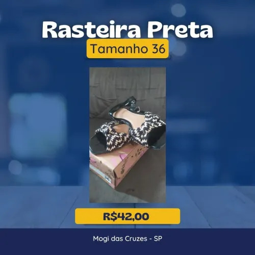Rasteirinha preta