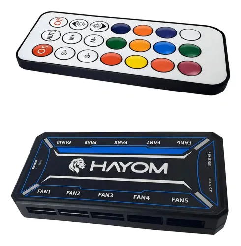 Controladora Hayon FC1308,suporta até 10 fan cooler.