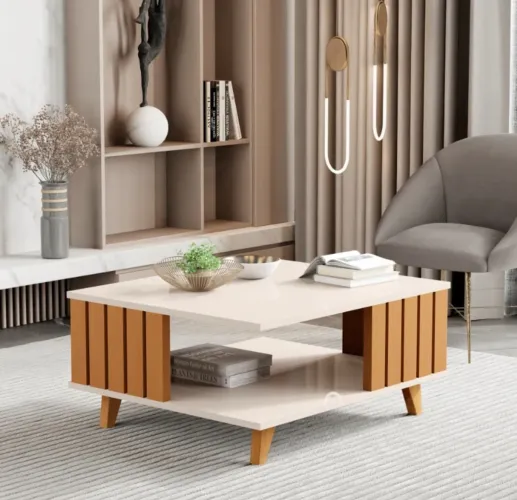 Mesa de Centro Design Ripado Atlanta ns87