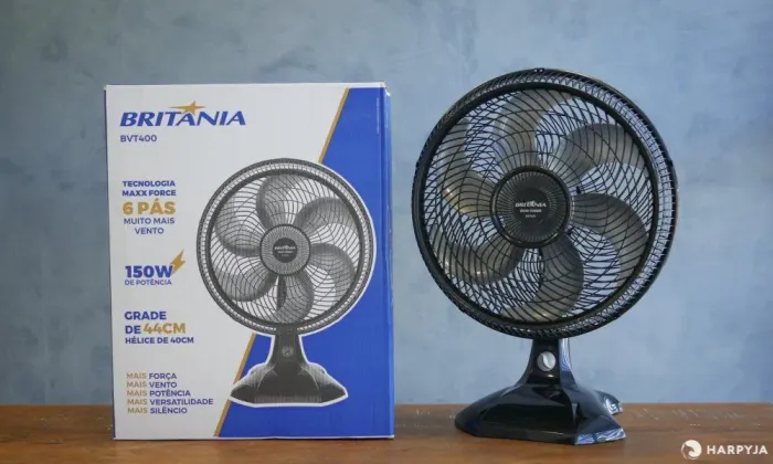 Ventilador de Mesa Britânia BVT400 150W 6 Pás