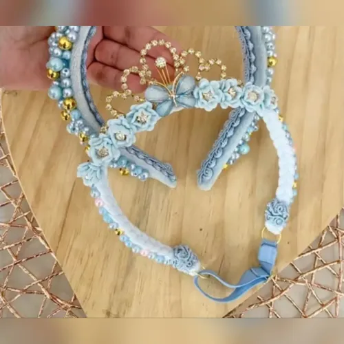 Tiara com coroa princesa bebe