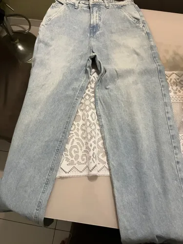 Calça Jeans Azul Clara - Estilo Wide Leg