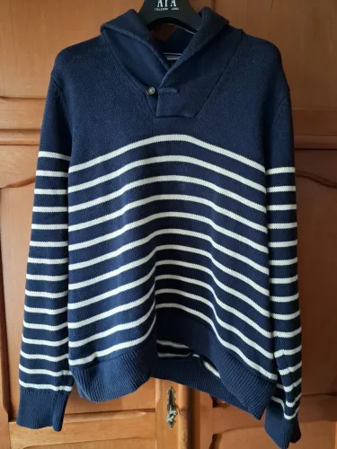 CASACO SUETER ORIGINAL TOMMY HILFIGER XL EXCELENTE ESTADO