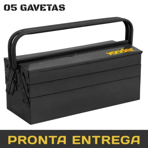 MALA FERRAMENTAS 05 GAVETAS VONDER AÇO 