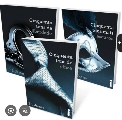 LIVROS CINQUENTA TONS DE CINZA