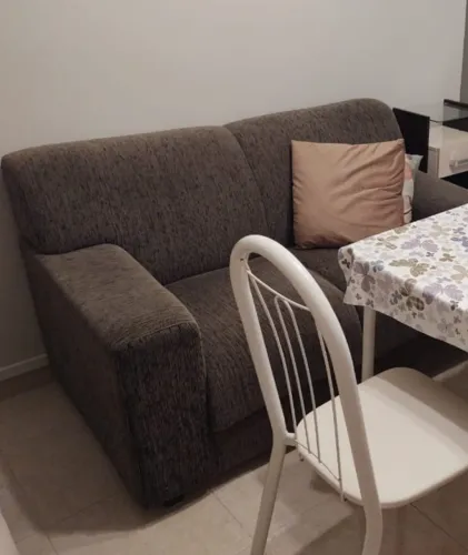 Jogo de sofa em veludo verde