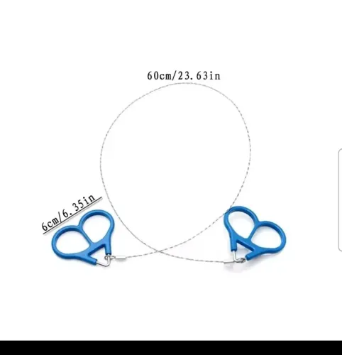 Serra de aço para sobrevivência e acampamento