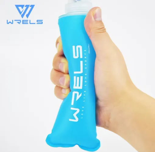 Garrafa de água dobrável para esportes 500ml