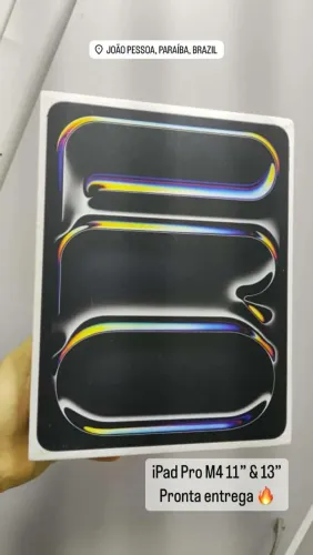 iPad Pro M4 13? 256gb wifi lacrado / com nota / garantia apple