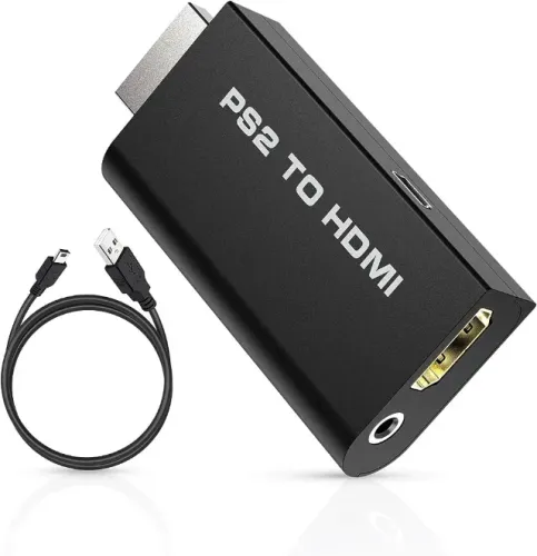 Adaptador Conversor PS2 Para HDMI Play 2 to HDMI