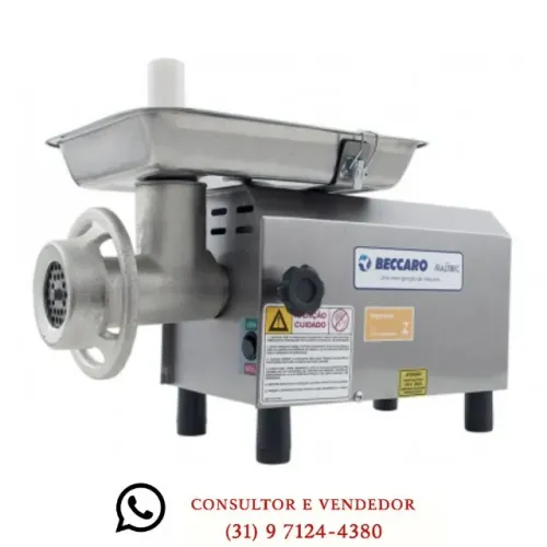 Moedor de Carne Beccaro Boca 8 Profissional 