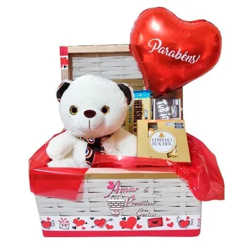 Baú chocolate com pelucia Stitch valor a partir de R$135