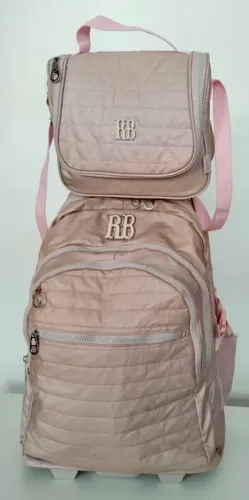 Mochila Escolar Infantil com Lancheira Rebeca Bonbon original