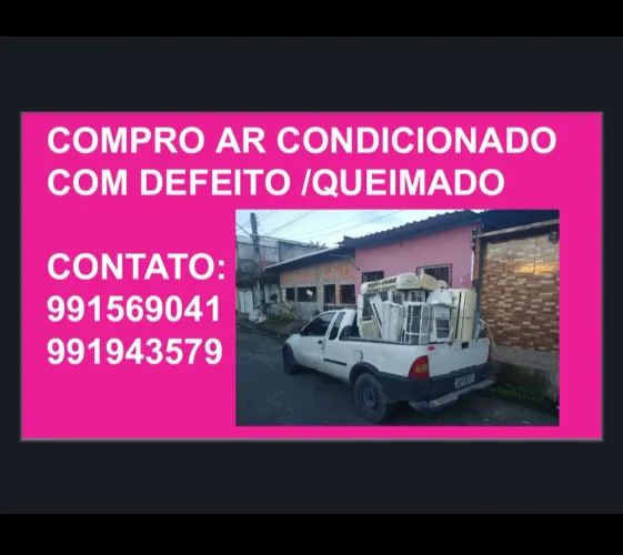 Ar condicionado com defeito 
