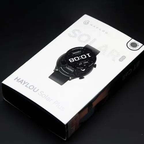 Smartwatch Haylou Solar Plus RT3 Preto Amoled versão global lacrado