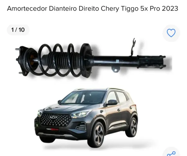 Amortecedor Dianteiro Direito Chery Tiggo 5x Pro 2023