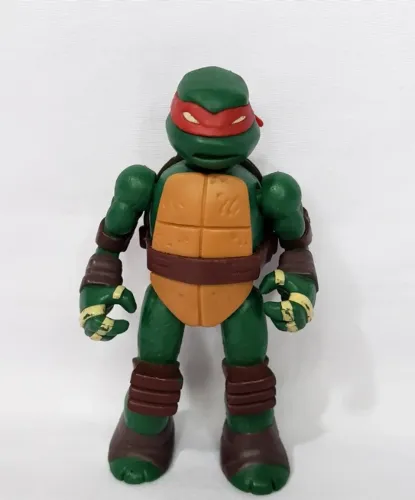 Boneco Tartarugas Ninja Raphael Playmates 16cm