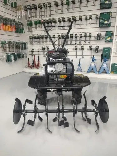 Motocultivador a gasolina 7hp com enxadas rotativas Toyama