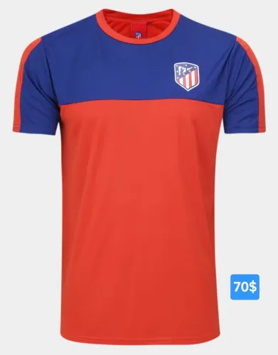 Camisa Dri-fit do Atlético de Madrid licenciado oficial P, M e GG