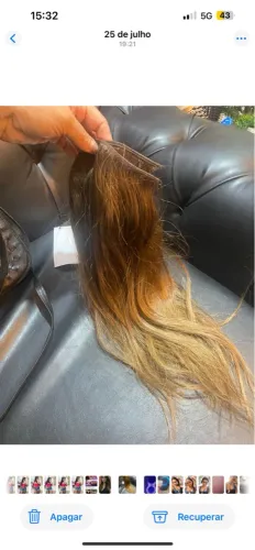 Cabelo brasileiro moreno iluminado