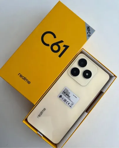 Smartphone - Novo na Caixa com garantia - Linha Realme - C61 com NFC 256Gb/8Ram