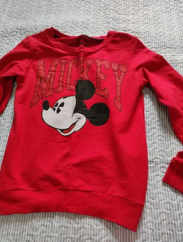 Blusa de Moletom Infantil Mickey Vermelha