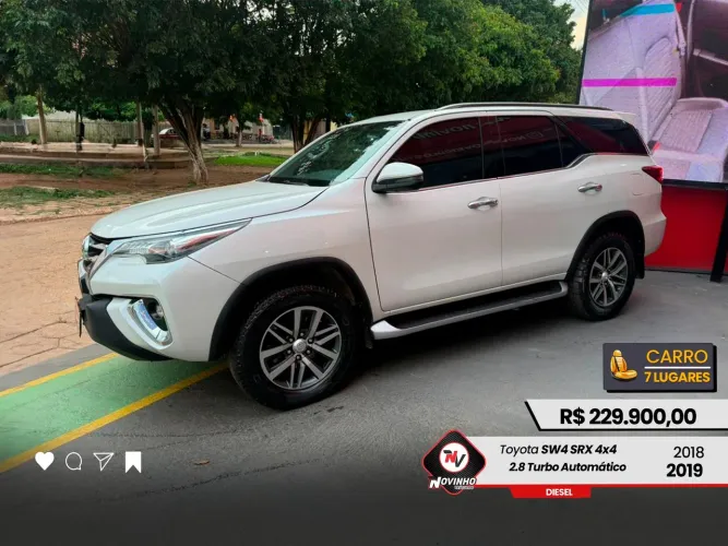 Toyota Hilux SW4 SRX 4X4 2.8 TDI 16V Dies. Aut. 2019