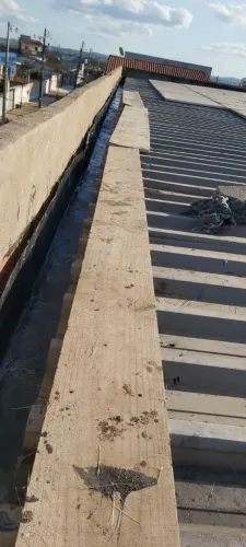 Revestimento de calhas em Fibra de Vidro