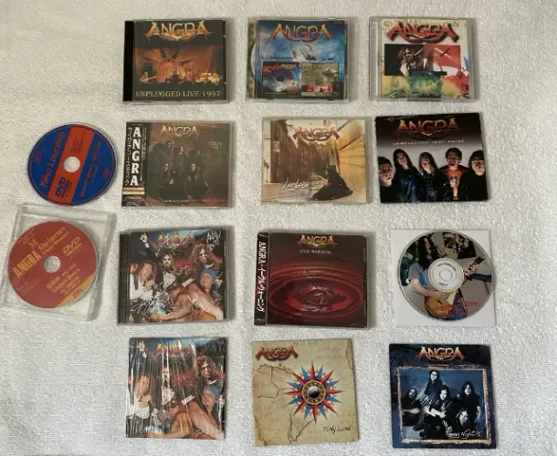 Angra Andre Matos Rock iron maiden colecao heavy metal sabbath sepultura metallica slayer 