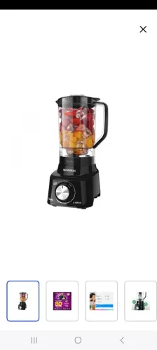 Liquidificador Mondial Turbo L-900W - Preto