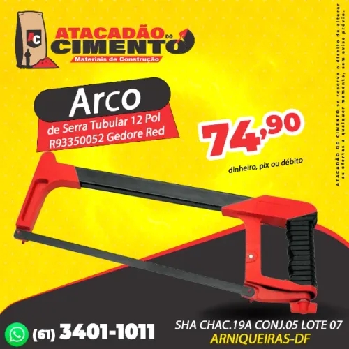 Arco de Serra Tubular 12 Pol R * Gedore Red