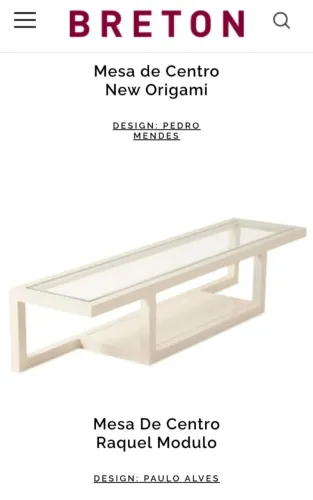 Mesa de centro  Raquel  Breton