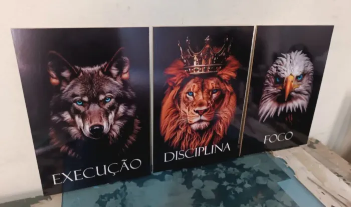 Quadros Decorativos com Frases Motivacionais