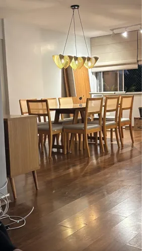 Mesa para sala de jantar mesa madeira 