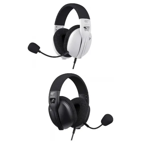 Headset Gamer Havit Fuxi-H5d White, 3.5mm, Drivers de 50mm, 12x 14.17