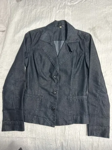 Blazer Jeans Feminino