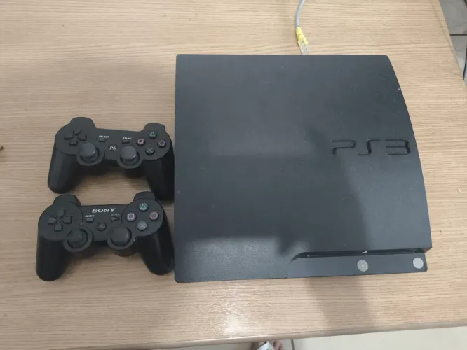 Ps3 slim em até 12x com hd de 500 gb c jogos 