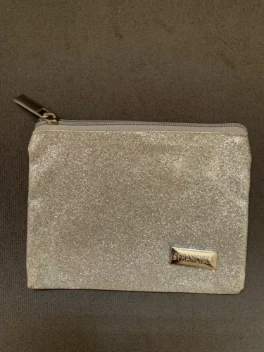 Necessaire de Glitter Prata Francisca Joias