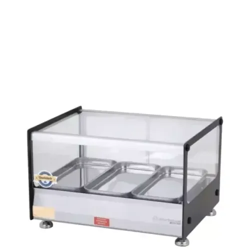 ESTUFA 3 BANDEJAS ELÉTRICA VIDRO RETO ÔNIX EF8032 MARCHESONI