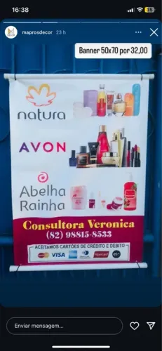 Banner para divulgação de empresas e produtos
