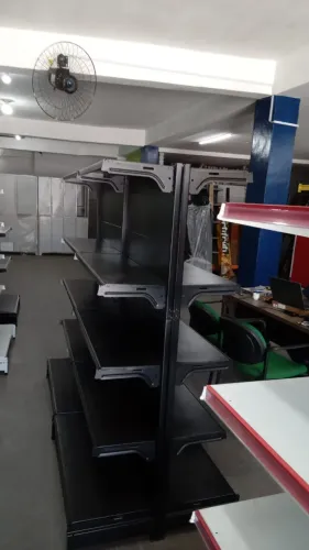 GONDOLAS DE CENTRO MEIO LOJA 1,70CM O MODULO/METRO -CONSULTE-NOS P/ ZAP 71- *