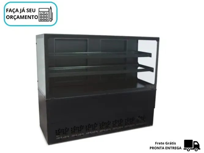 Balcão Vitrine Refrigerado Polar All Black