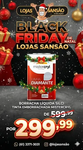 Borracha Liquida Mistercryl 18 LT Tinta emborrachada