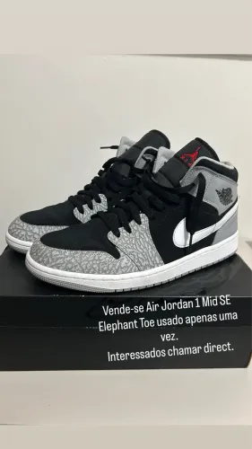 Air Jordan 1 Mid SE Elephant Toe N43
