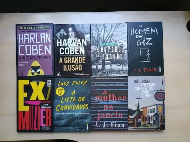 Livros de Suspense e Thriller Psicológico - Harlan Coben, O Homem de Giz e mais