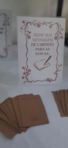 Placa acrílica A5 - Informativa ou divulgação 