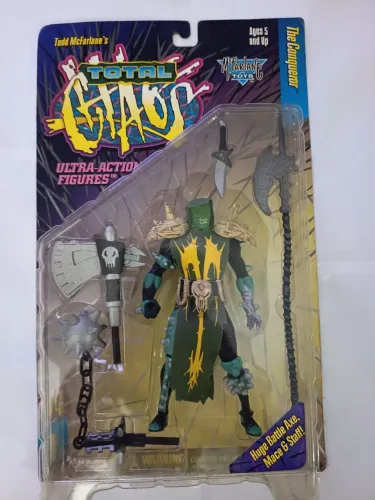 The Conqueror - Série Total Chaos - McFarlane Toys Lacrado - Anos 90.